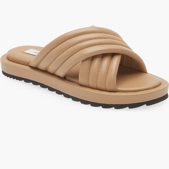 Reiss Blair Leather Slide Sandal - Picture 2 of 8